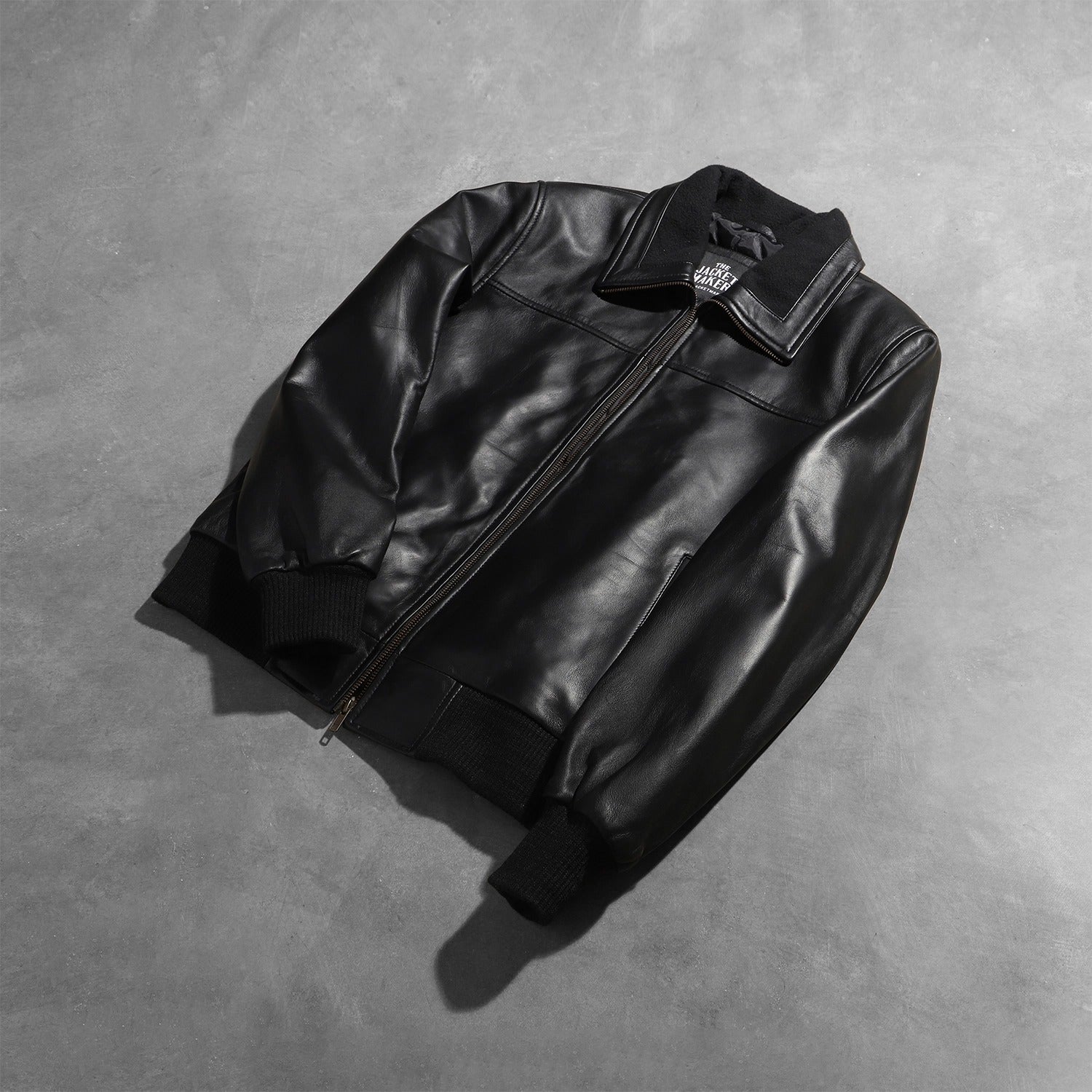 Retro Men's Black Leather Biker Jacket