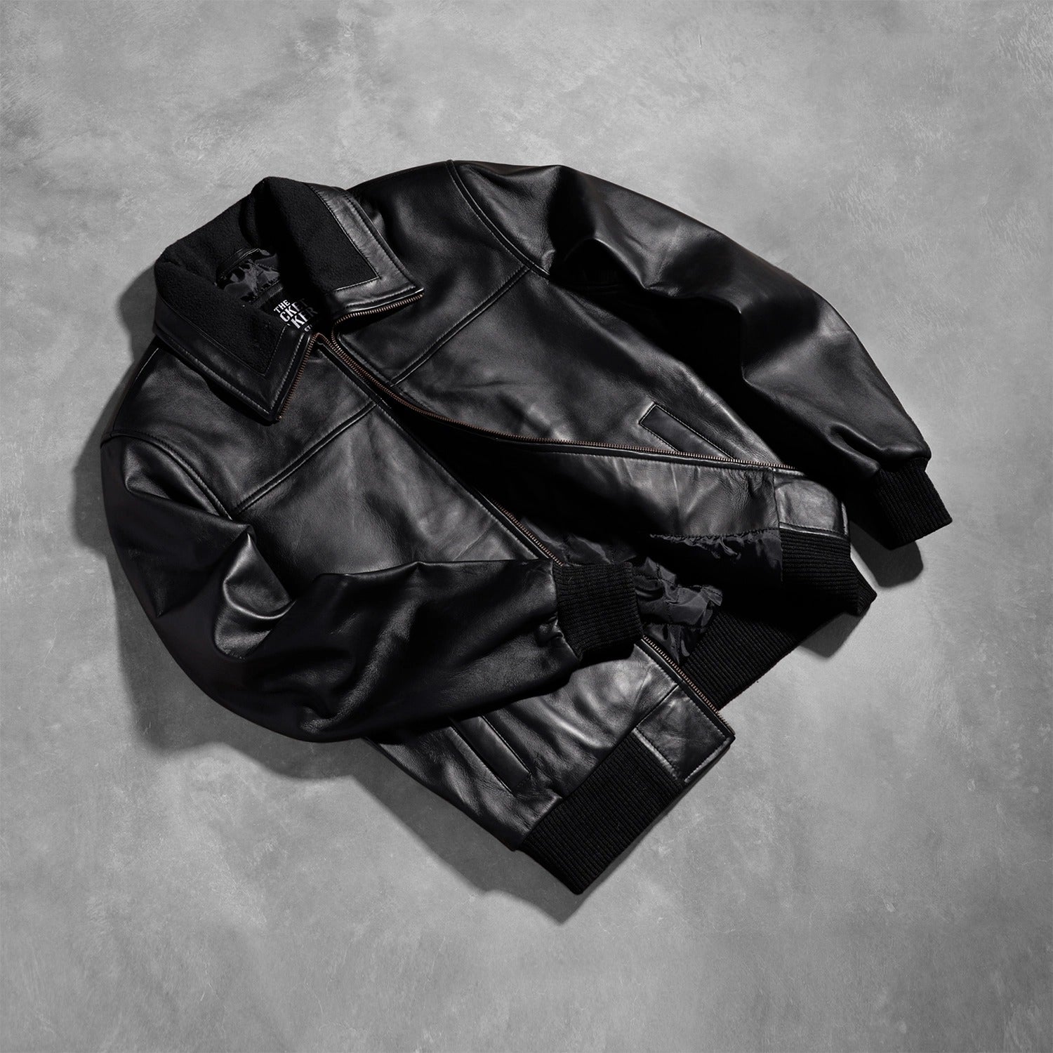 Retro Men's Black Leather Biker Jacket