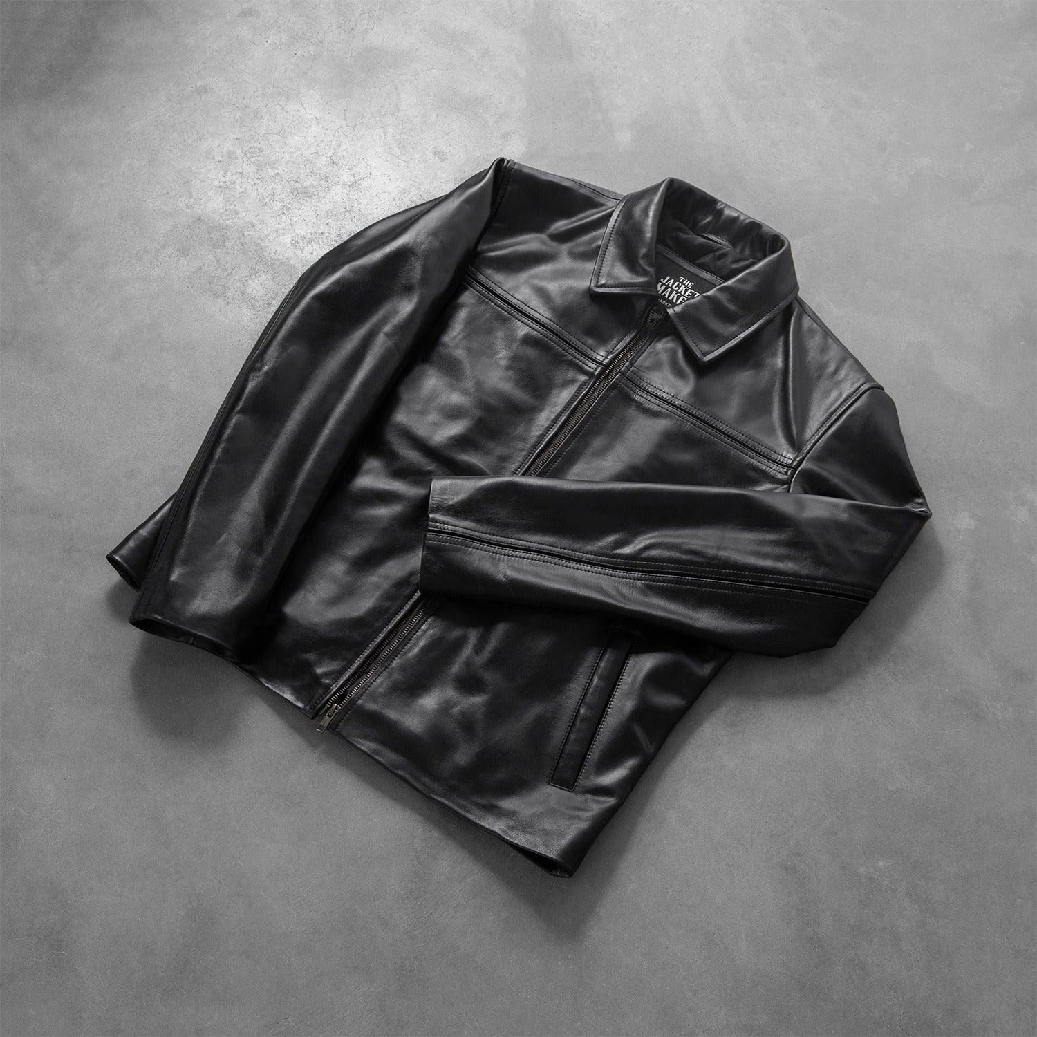 Mens Mystic Black Leather Jacket