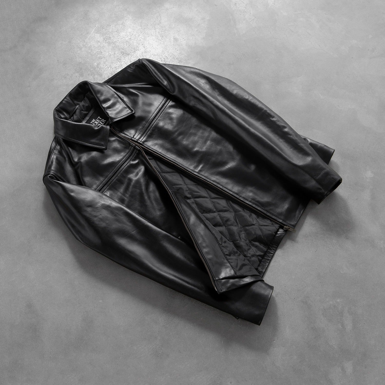 Mens Mystic Black Leather Jacket