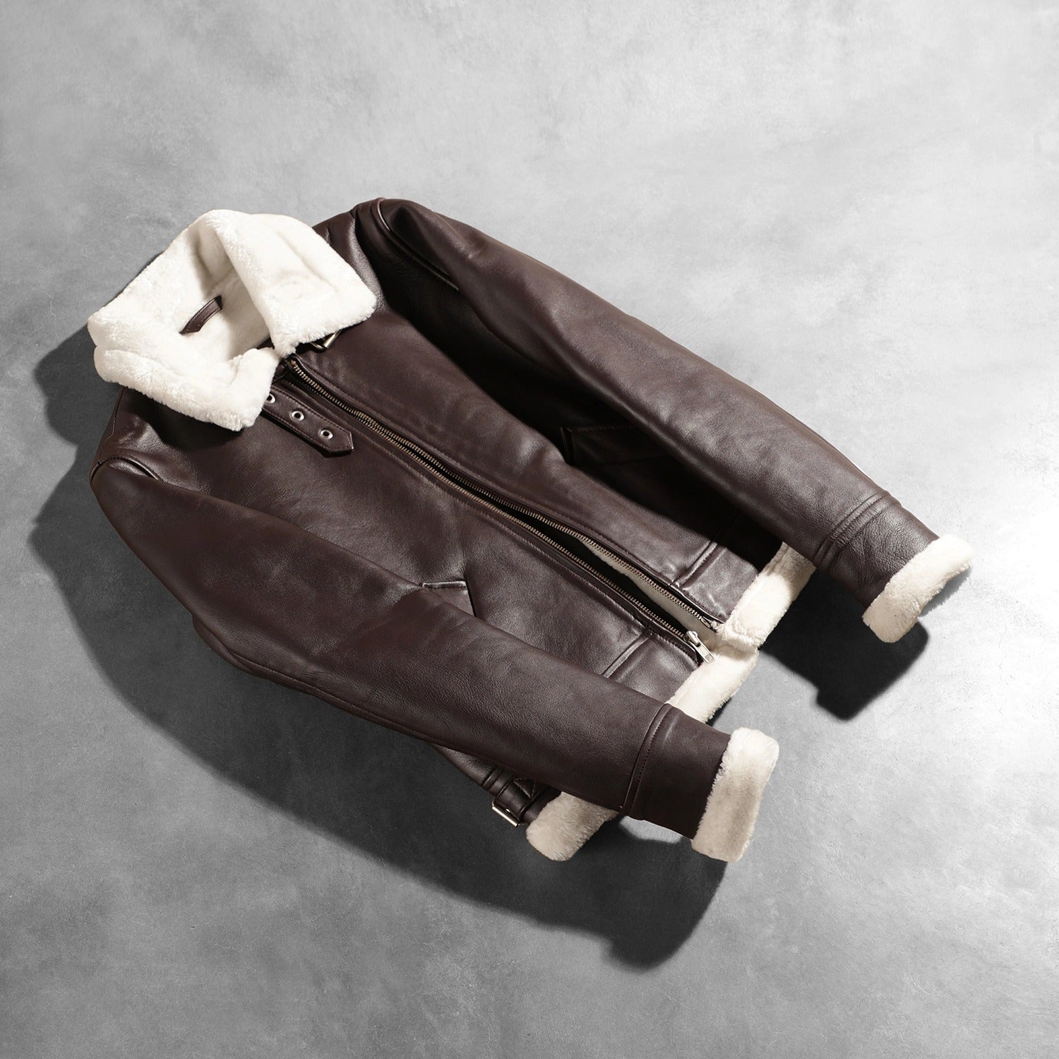 Women's Maroon Leather Bomber Jacket