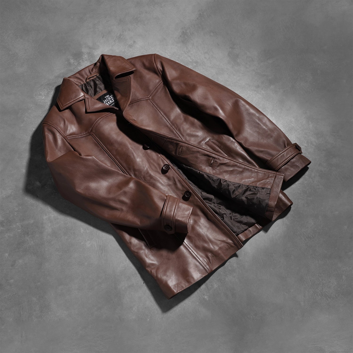 Men's Classic Brown Leather Jacket