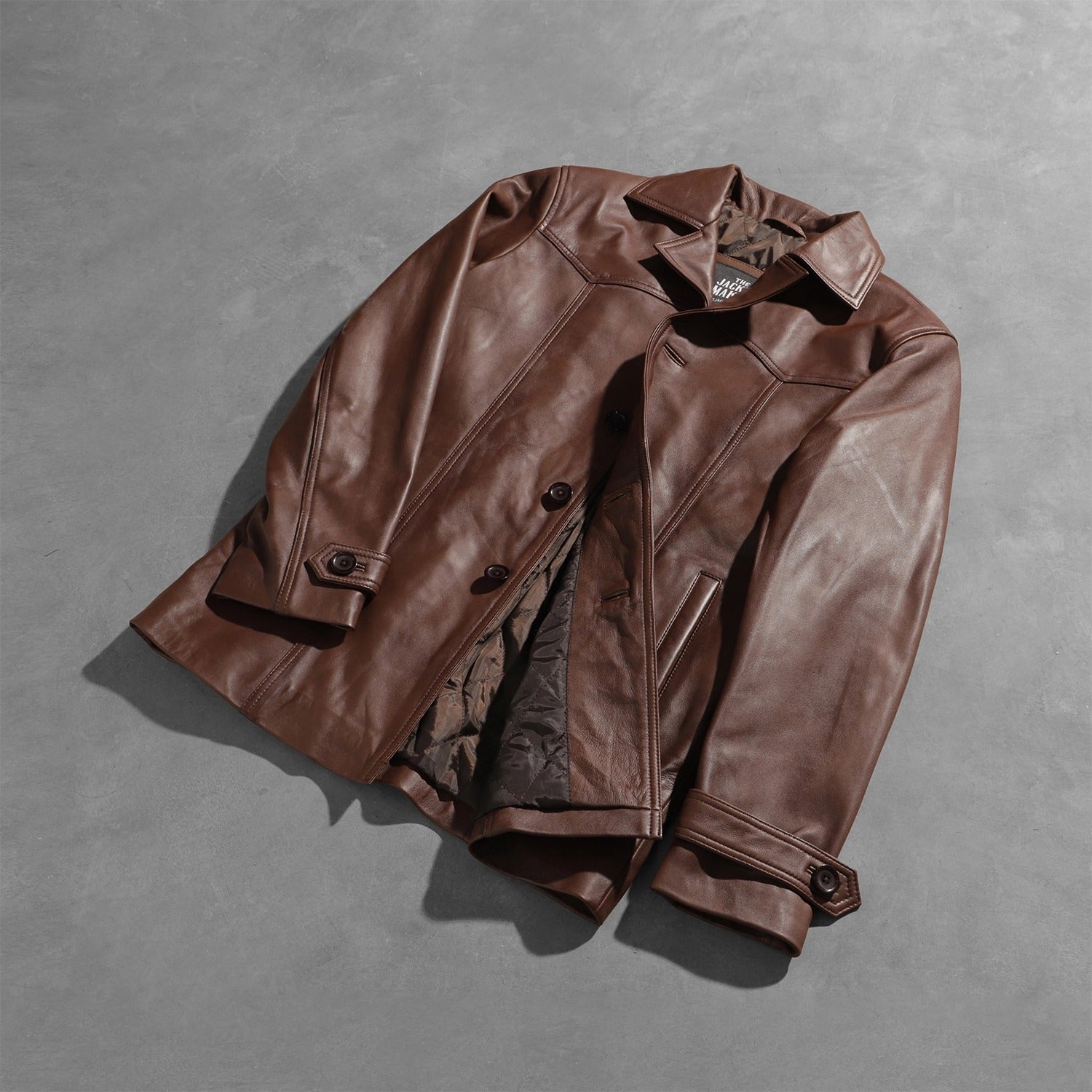 Men's Classic Brown Leather Jacket